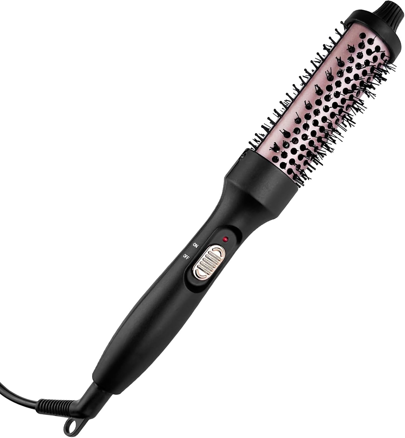 Spazzola Ad Aria Calda, Spazzola Termica, Thermal Brush, Spazzola Calda in Tormalina Ceramica, Arricciacapelli Rotonda Elettrica Riscaldata, per Capelli Voluminosi, Asciuga E Modella
