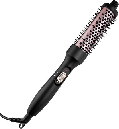 Spazzola Ad Aria Calda, Spazzola Termica, Thermal Brush, Spazzola Calda in Tormalina Ceramica, Arricciacapelli Rotonda Elettrica Riscaldata, per Capelli Voluminosi, Asciuga E Modella